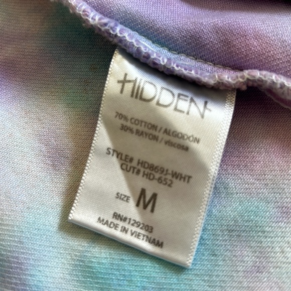 HIDDEN Hand-Dyed Tie Dye Jacket - Picture 4 of 4
